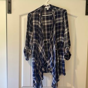 Motherhood maternity nursing flannel size medium